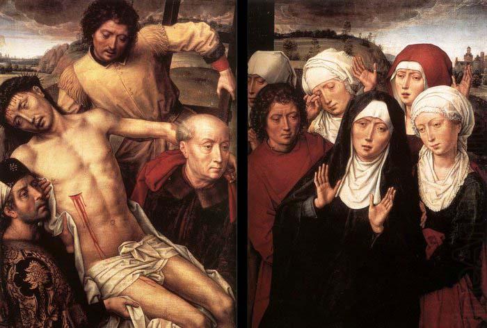 Diptych with the Deposition, MEMLING, Hans